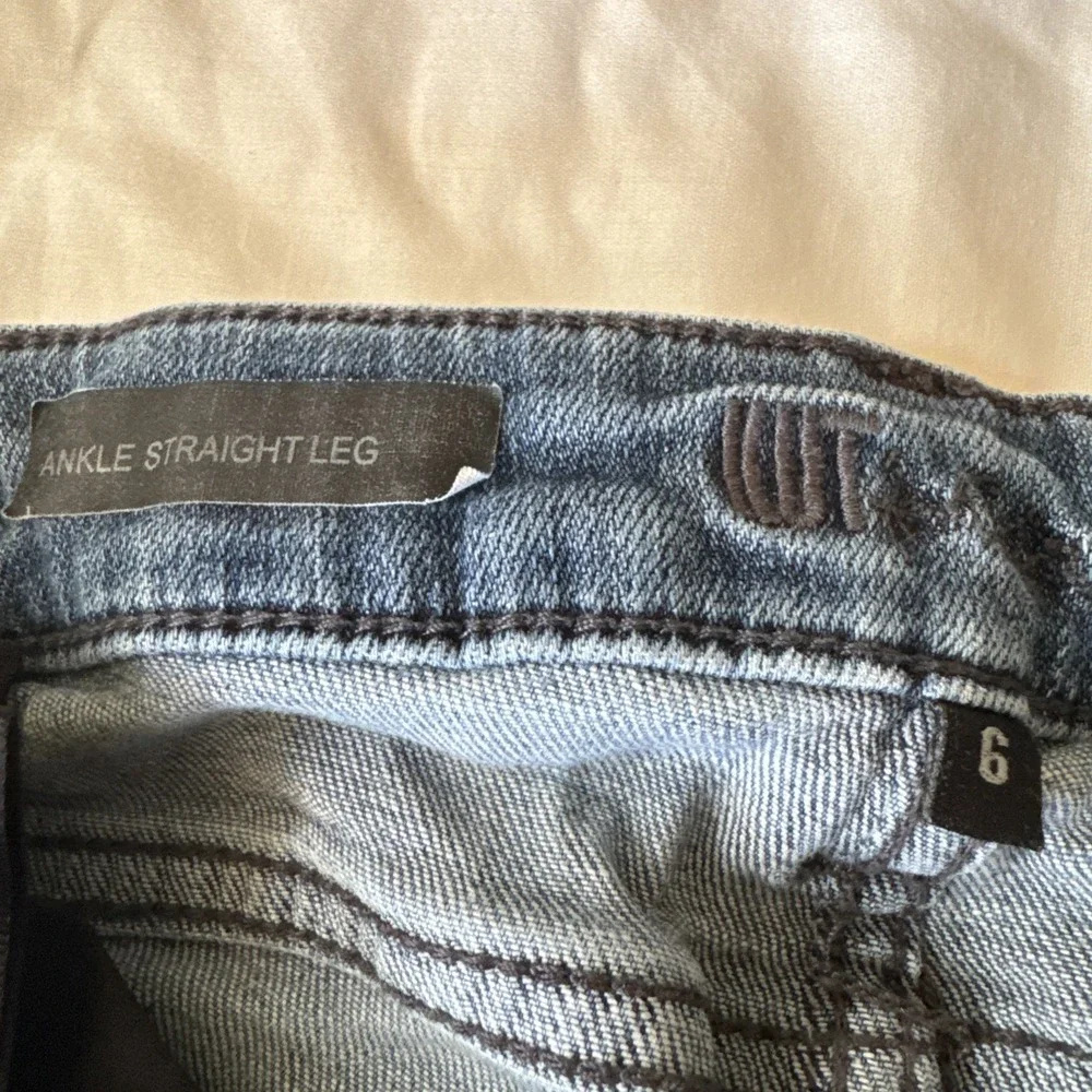 Kuth From The Kloth Women's‎ Ankle Straight Leg Cuff Size 6 Denim Jeans